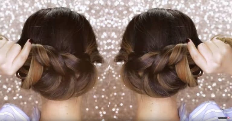 chignon facile et rapide