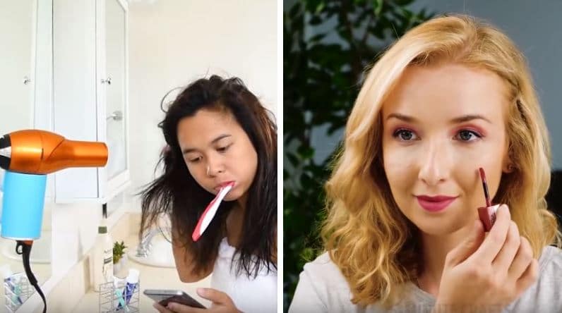 astuces beauté pour gagner du temps salle de bain