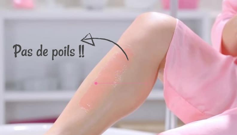 pubs femmes épilation jambe cire