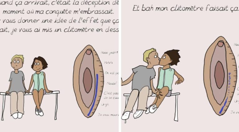 premier baiser dessins Emma