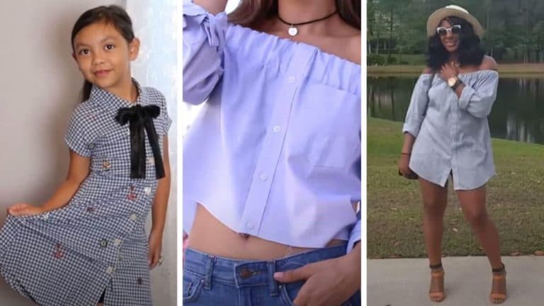 DIY transformer chemise homme pièce mode