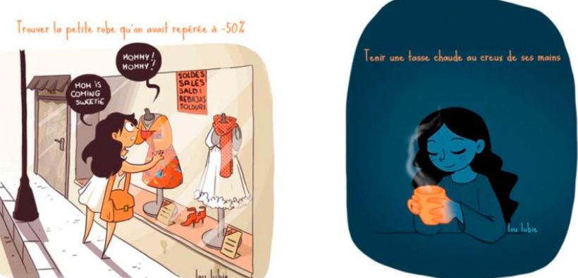 petits plaisirs de filles illustrations