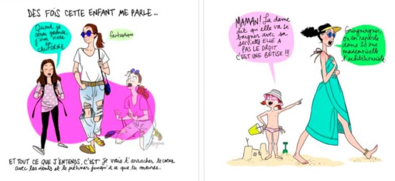mini BD dessins humour vie des mamans