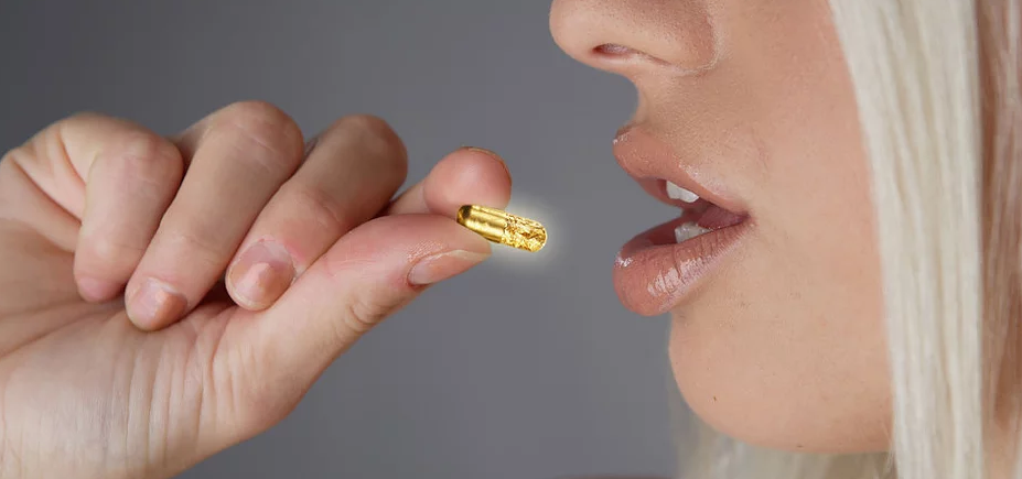 Vagin pailleté capsules avaler