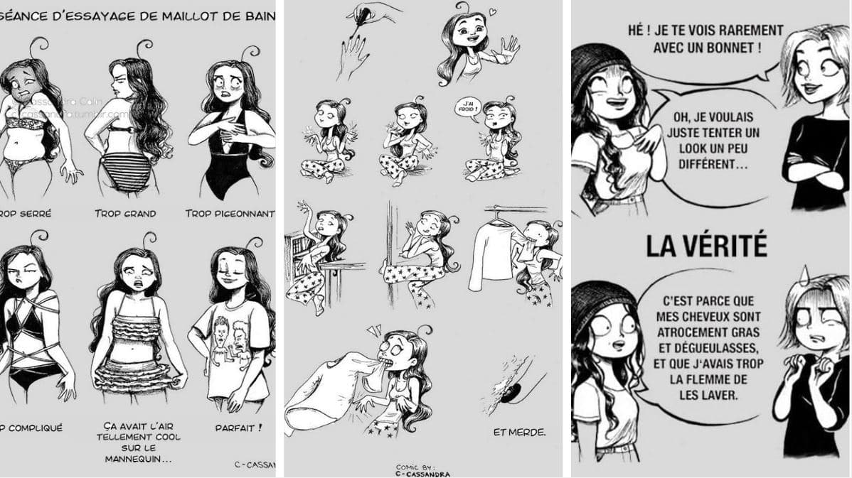 tracas des filles quotidien dessins c-cassandra