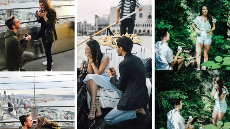 demande en mariage réactions femme photos roman