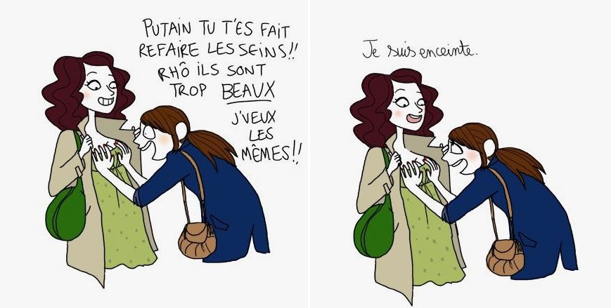 dessins seins humour poitrine