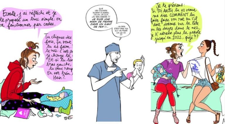 dessins humour bébés parents illustrations