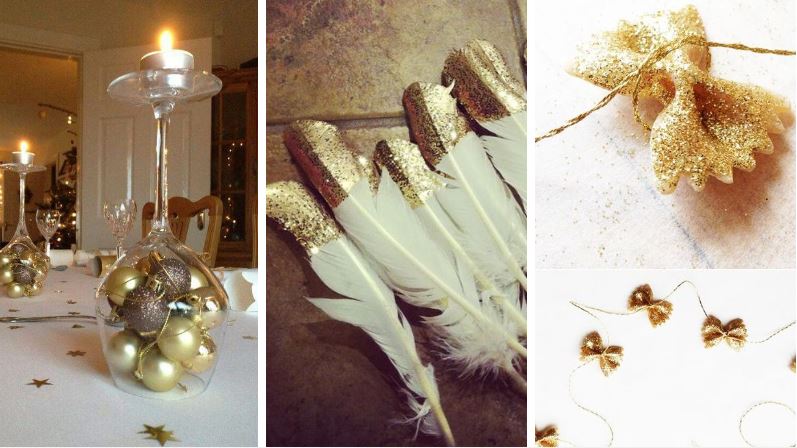 table de fête idées décorations réveillon