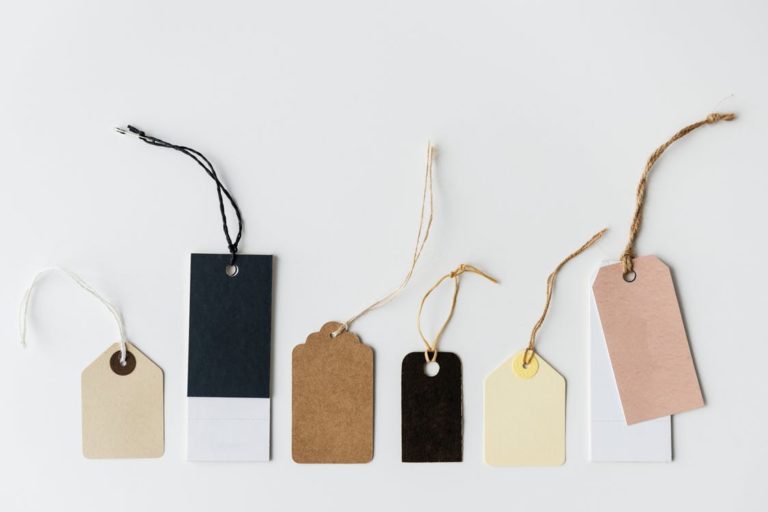 industrie textile étiquettes prix réduit astuces