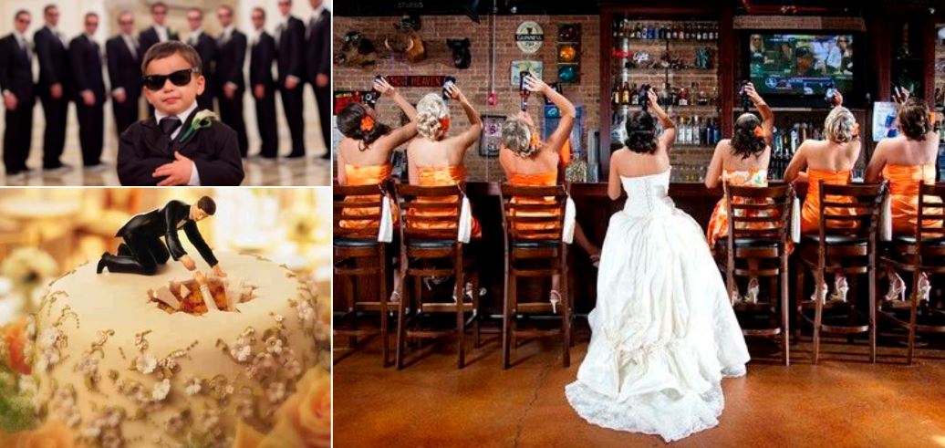 photos de mariage drôles