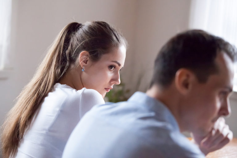 dispute couple problèmes situations femme homme