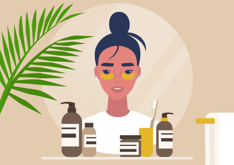 astuces beauté masque peau femme visage économiser produits salle de bain