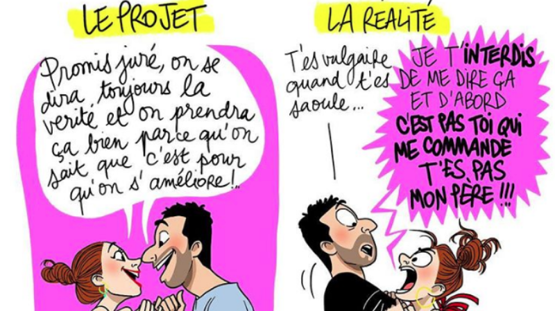 entre attente et réalité couple