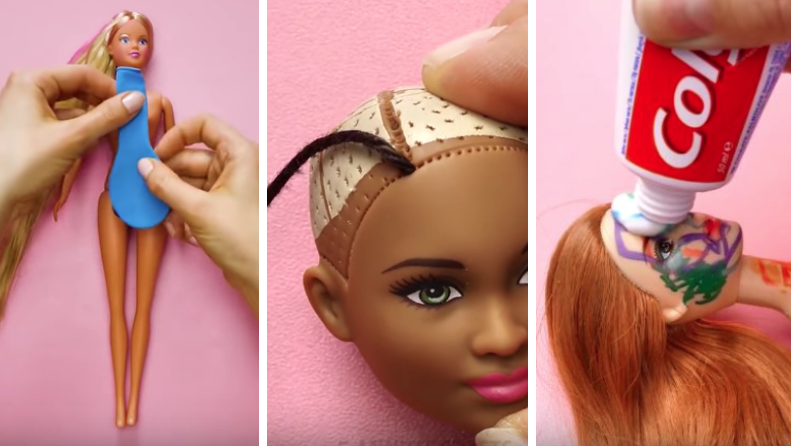 astuces poupées Barbie jeune maman