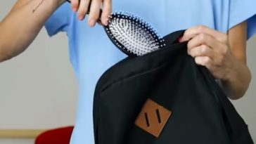 essentiels beauté sac brosse