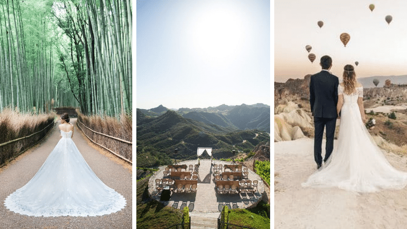 mariage de rêve dans le monde