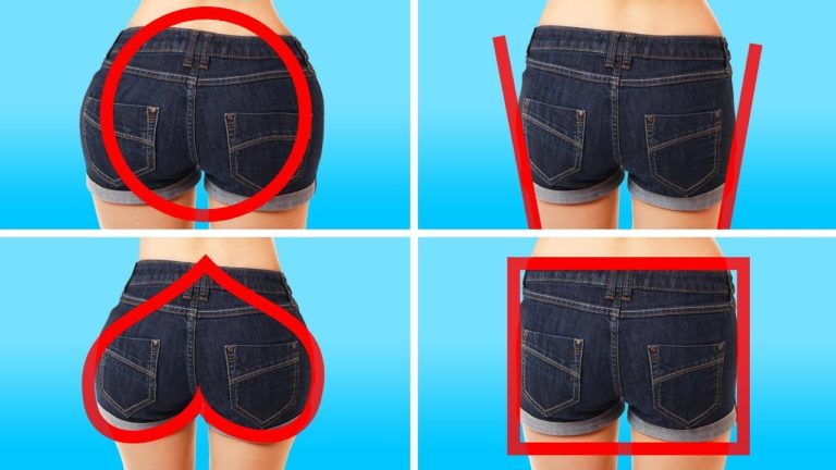 formes de fesses différentes