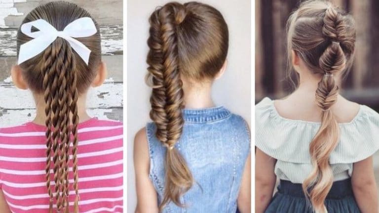 queue de cheval pour petites filles inspiration