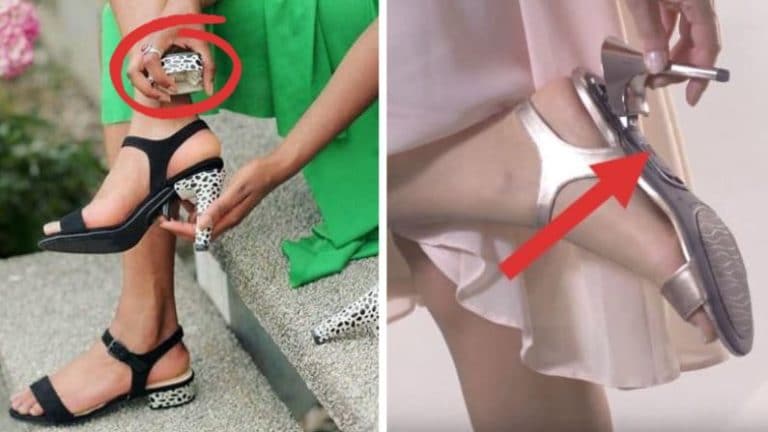 chaussures à talons amovibles
