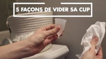 vider coupe menstruelle