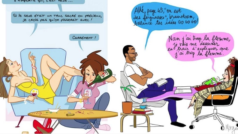 vie étudiante dessins fac