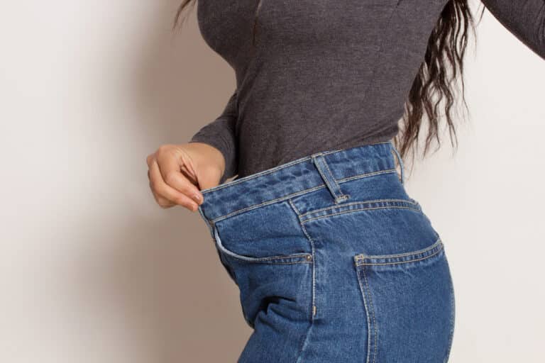 perdre du poids femme jean régime minceur ligne pantalon perte