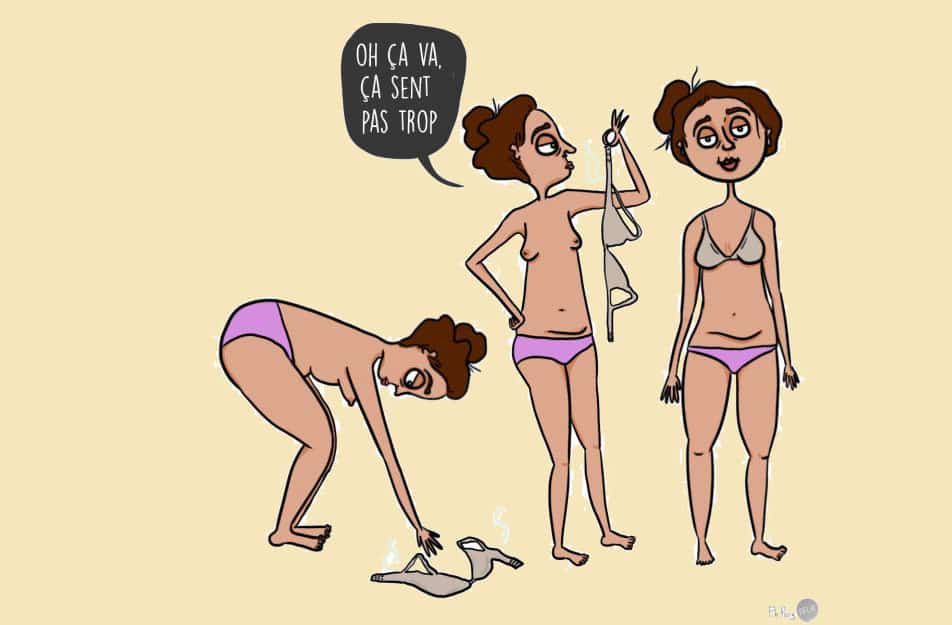 trucs de filles situations gênantes flo perry dessins