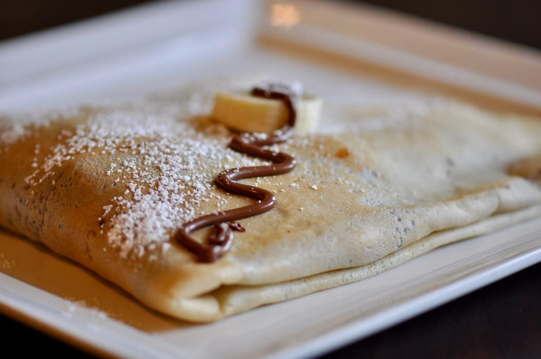 crêpes au chocolat plat dessert