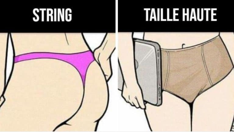 culottes sous vêtements personnalité caractère
