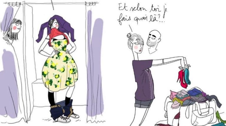 dessins mode illustrations humour