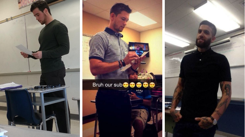 profs beaux et sexy classe