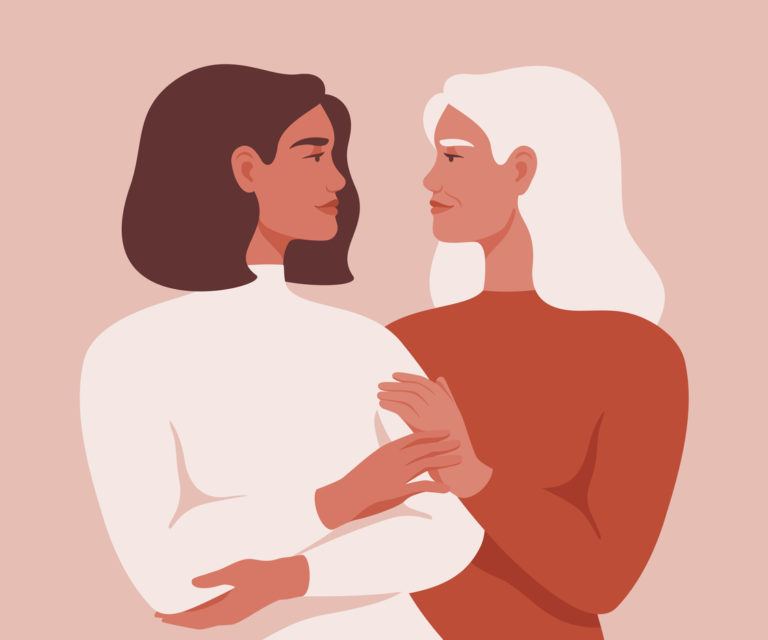 femmes fête des mères maman dessin mère fille