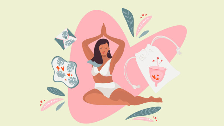 vivre mieux ses règles femme yoga dessin cycle menstruel