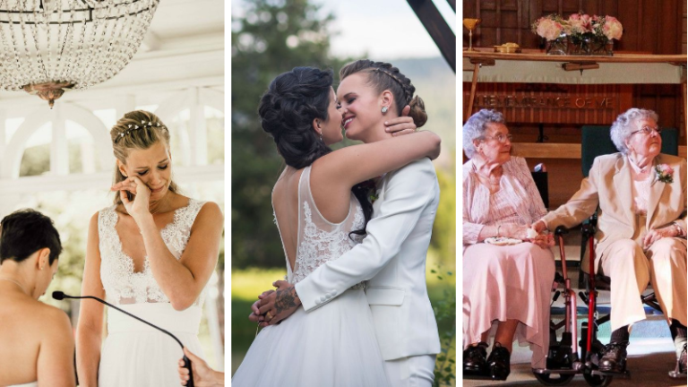 mariage gay photos couples lesbiennes