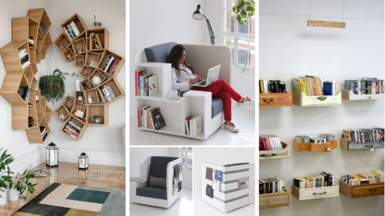 bibliothèques originales livres ranger inspirations