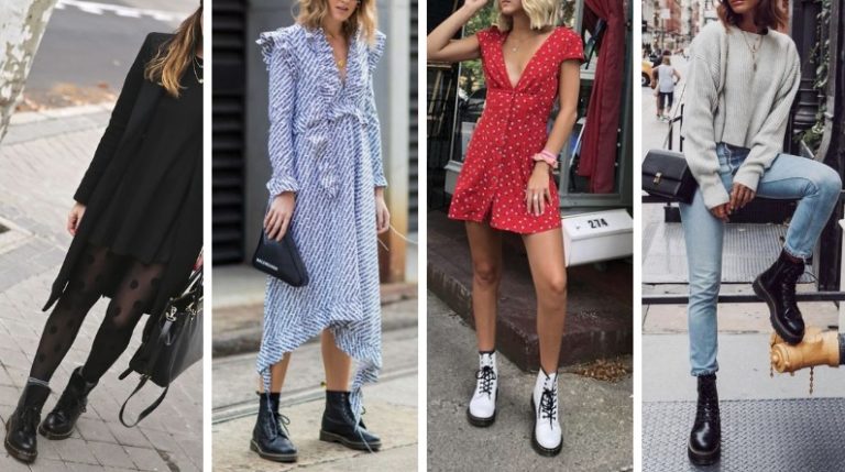 mode look dr martens bottines chaussures