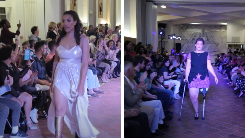 défilé mode femmes amputées prothèse