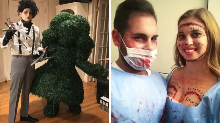 déguisement couple Halloween originaux idées