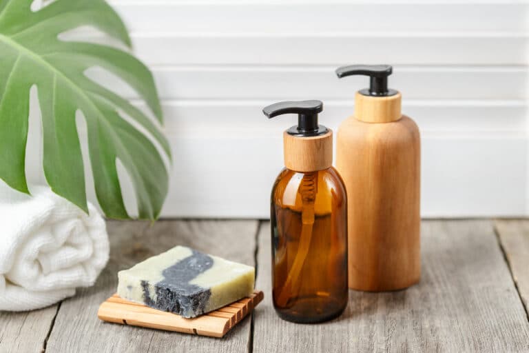 bouteille flacon shampoing bio naturel bois savon