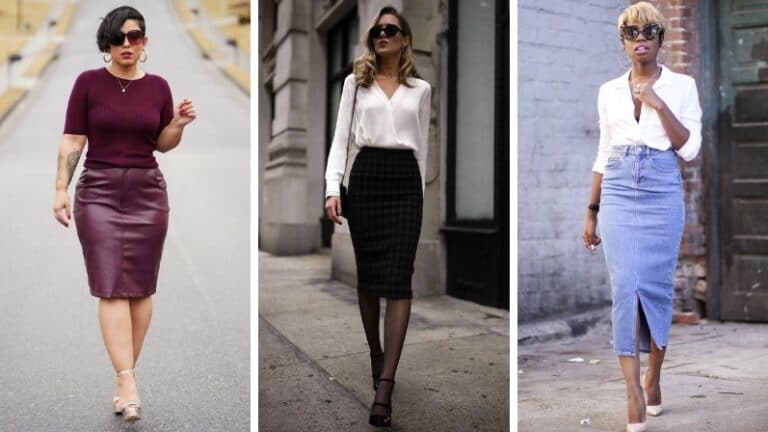looks inspirations porter robe jupe crayon style