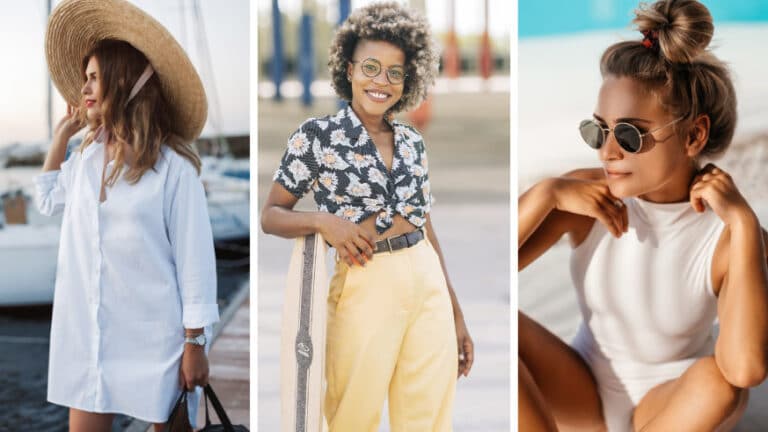 tendances mode ete plage vacances femme vêtements look