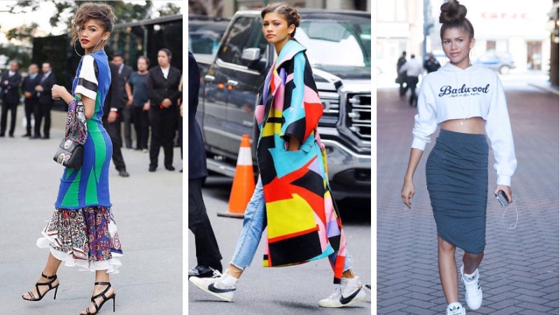 Zendaya inspiration look style star mode actrice tenues