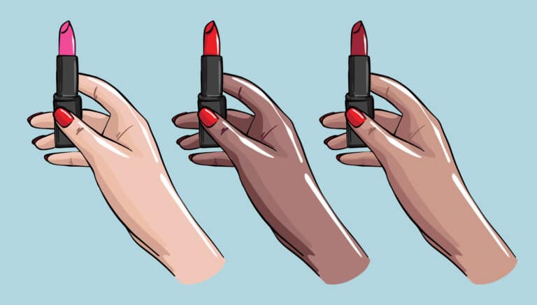 rouge à lèvres mains femme couleurs DIY fabriquer