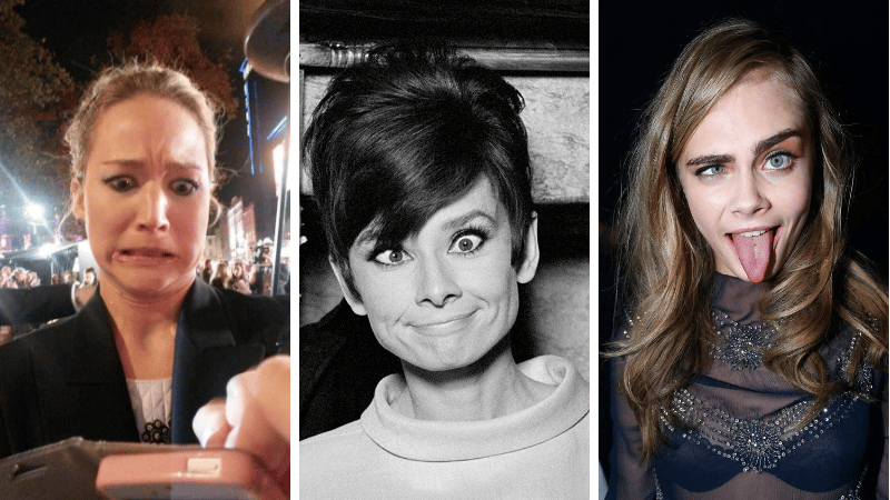 grimaces de stars divertissement