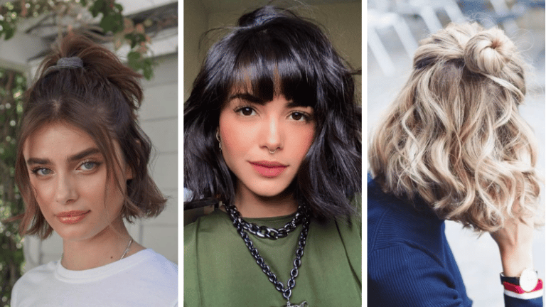 coiffures cheveux courts inspirations idées carrer coiffer