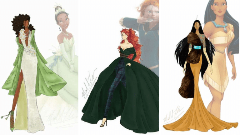 princesses Disney revisitées robes couture
