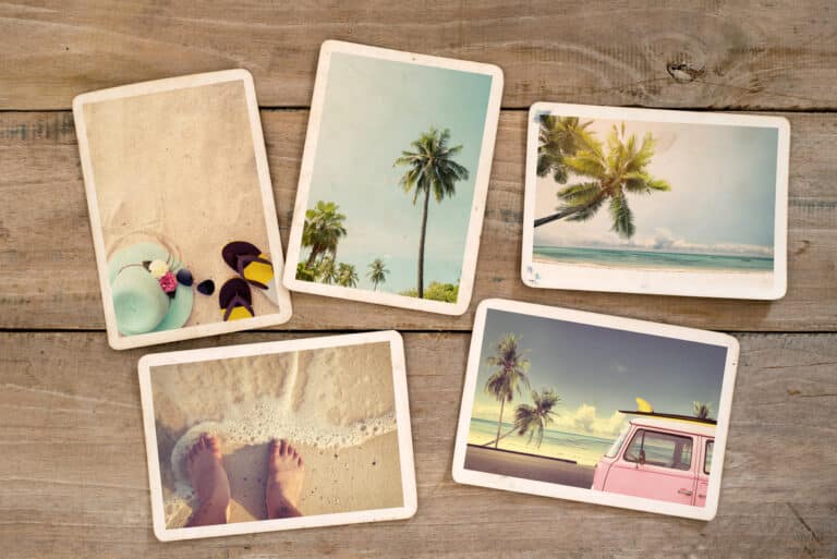 photos été plage album souvenirs de vacances clichés