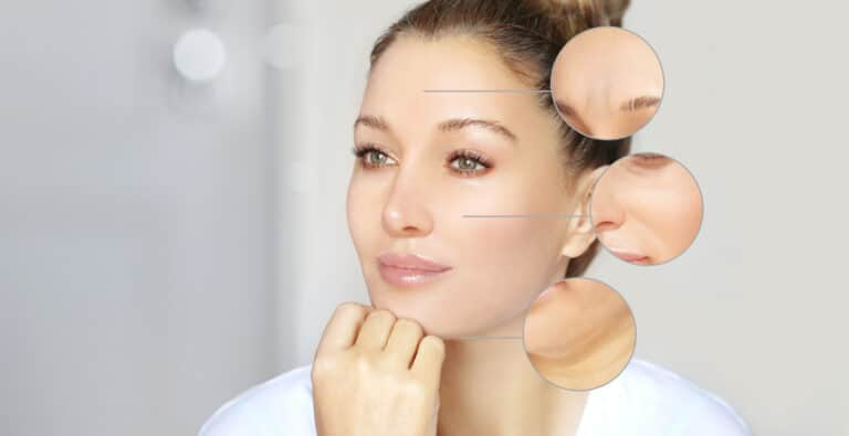 beauté soin de la peau femme visage cosmétique