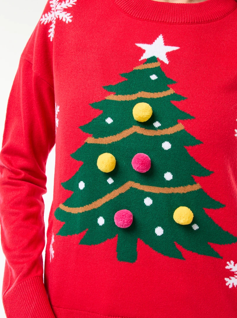 Portez la fête sur vous : comment adopter le pull sapin et briller au quotidien